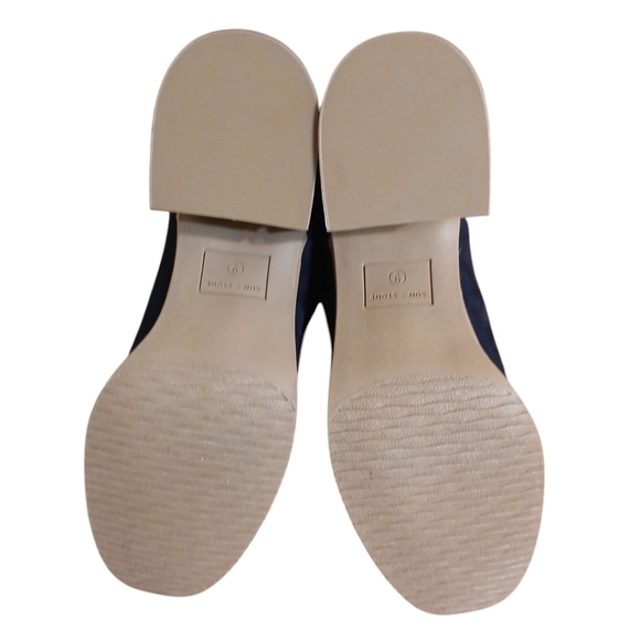 NEW Sun & Stone Lyraa Booties Women's Black Suede Ankle Boots Size 8.5 - Picture 10 of 13